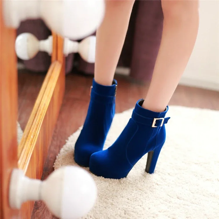 High Heels Women Ankle Boots Lace Up Fall Winter Platform Ladies Boots Large Size Fashion Shoes White Black Brown High Heels Women Ankle Boots Lace Up Fall Winter Platform Ladies Boots Large Size Fashion Shoes White Black Brown