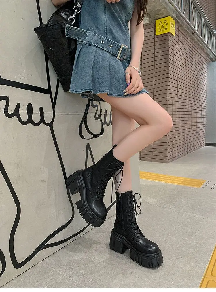 Leather Boots Women's Autumn Winter Ort High Heel Thi Bot Warm Ort Boots Trendy Small Size Increase Fce Li Leather Boots Women's Autumn Winter Ort High Heel Thi Bot Warm Ort Boots Trendy Small Size Increase Fce Li