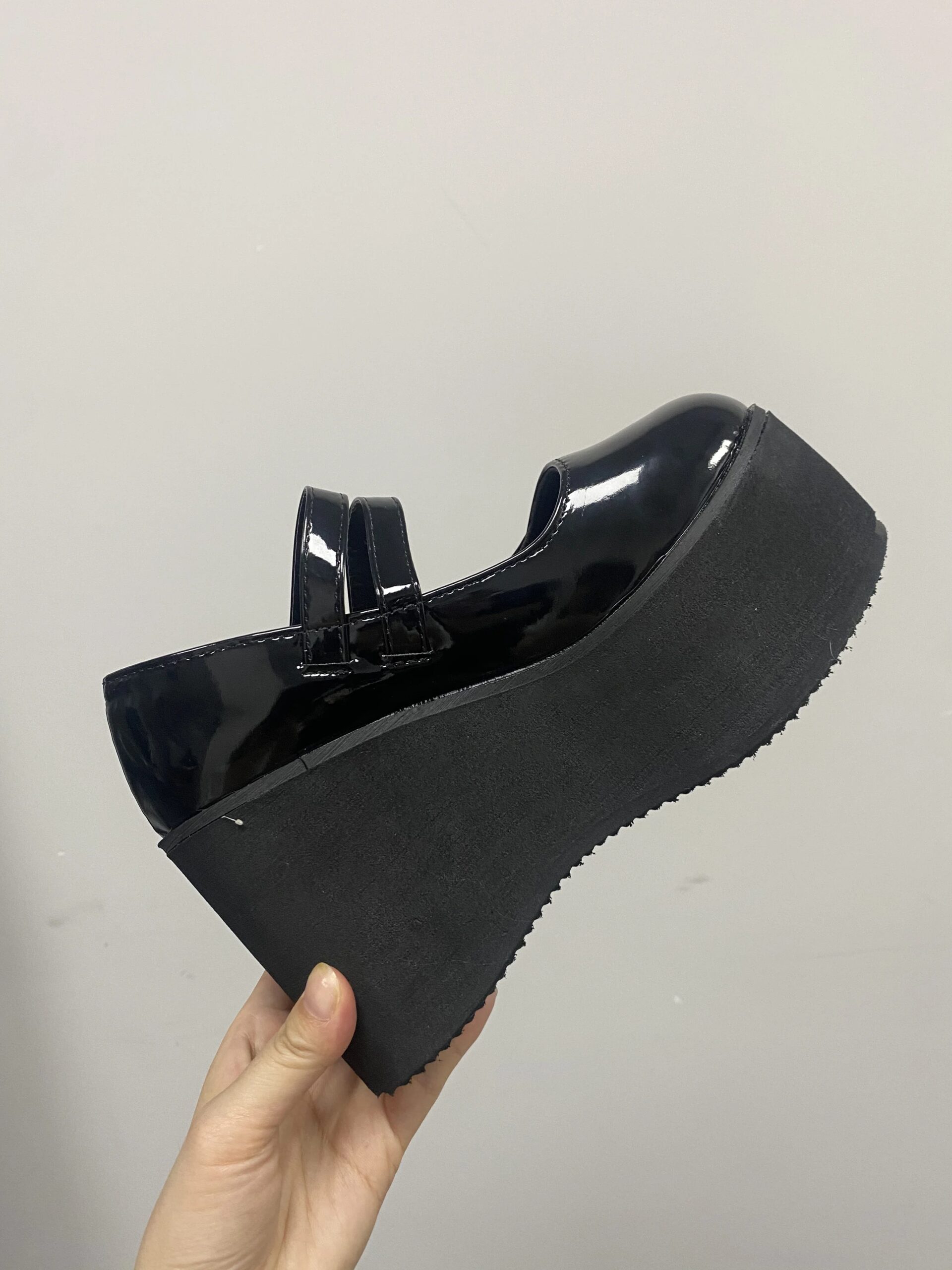 Women Pumps Mary Jane Super High Heel Platform Wedge Spring Ladies Sandals Belt Buckle Classic Sweet Punk Female Lolita Shoes