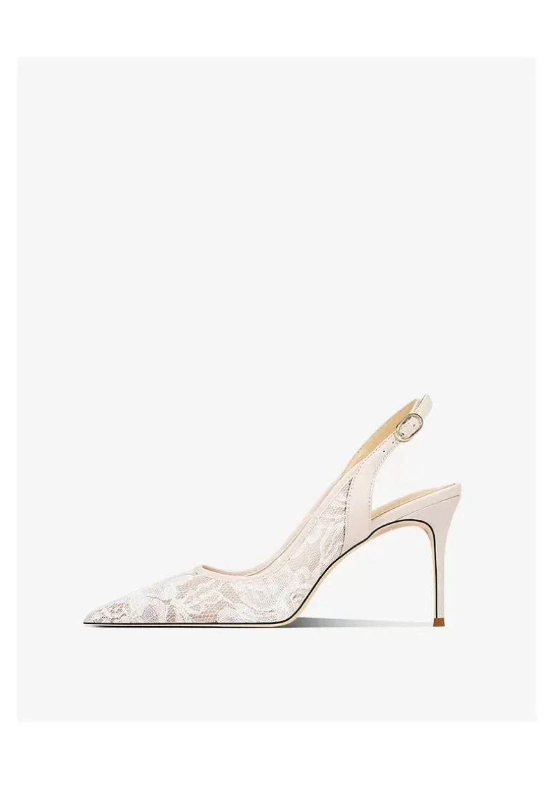 Women's Shoes Lace Women's High Heels Sexy Party Pumps Women Pointed Toe Buckle Strap Thin Heel Slingbacks Women's Sandal Women's Shoes Lace Women's High Heels Sexy Party Pumps Women Pointed Toe Buckle Strap Thin Heel Slingbacks Women's Sandal