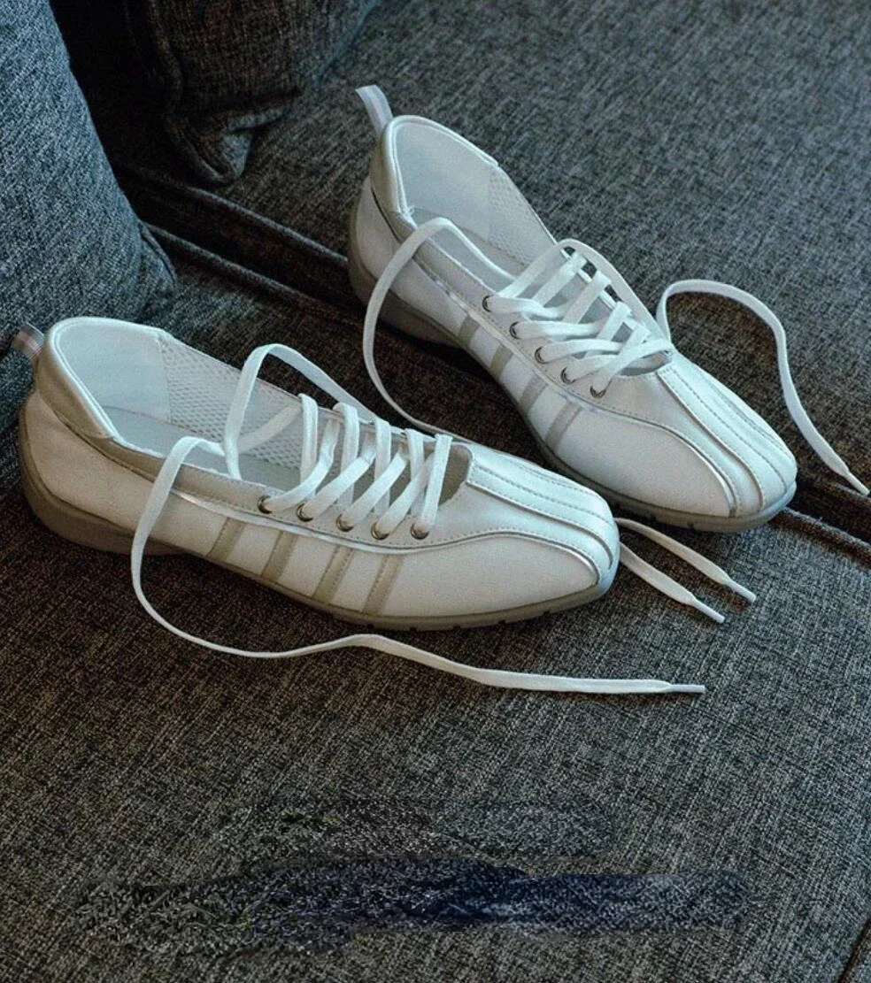 Autumn Women's Black Ballet Shoes Flat Cross Strap Functional Shoes Comfortable Soft Bottom Mary Jane Shoes Ballet Sneakers