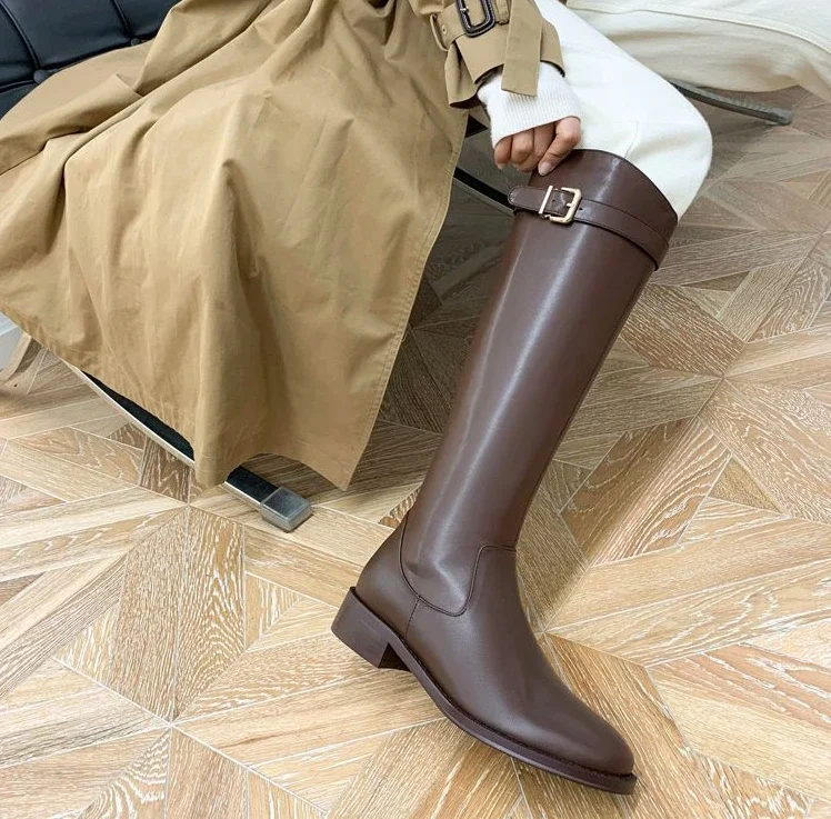 Black Elegant with Low Heels Shoes for Woman Long Brown Women's Boots Winter Knee High Shaft Stylish Lastest Price Goth Black Elegant with Low Heels Shoes for Woman Long Brown Women's Boots Winter Knee High Shaft Stylish Lastest Price Goth