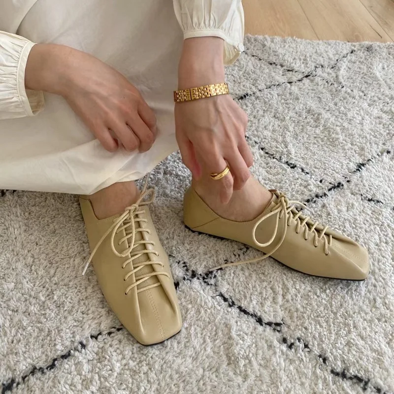 Women's Sneakers Summer 2023 Shoes Woman-shoes New Casual Roses PU Lace-Up Low Rubber Basic Cross-tied Leisure Spring Square