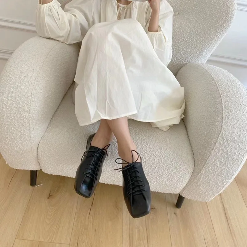 Women's Sneakers Summer 2023 Shoes Woman-shoes New Casual Roses PU Lace-Up Low Rubber Basic Cross-tied Leisure Spring Square