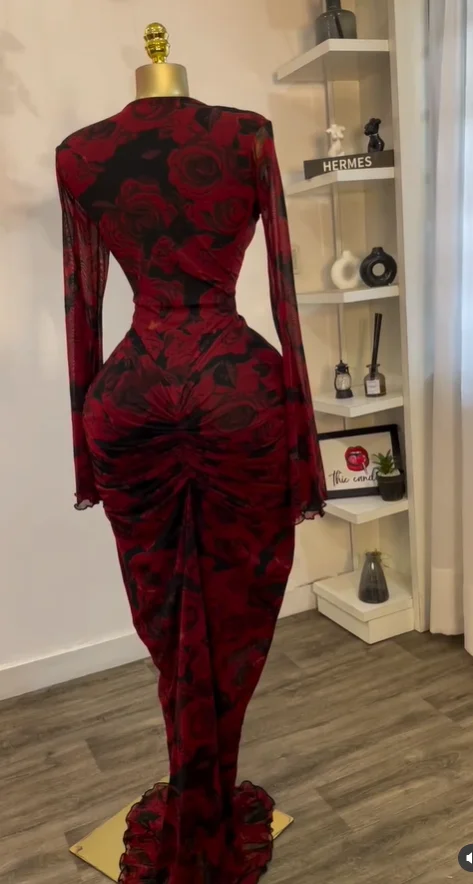 CM.YAYA Women Draped V-neck Cutout Front Ruched Stacked Bodycon Midi Long Maxi Dress 2025 Night Club Party Vestidos Sexy Dresses CM.YAYA Women Draped V-neck Cutout Front Ruched Stacked Bodycon Midi Long Maxi Dress 2025 Night Club Party Vestidos Sexy Dresses