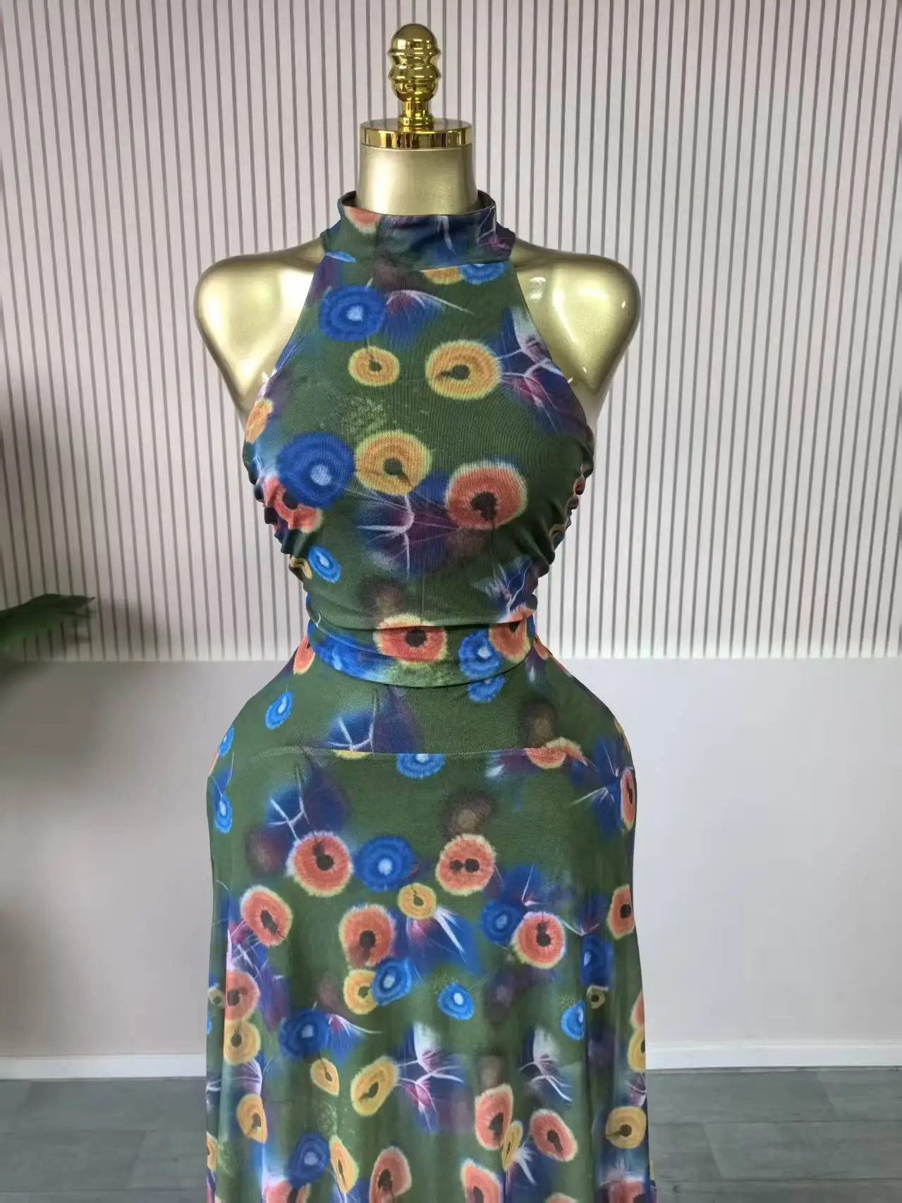 GLCMYAYA Women Printed Sleeveless with Sashes Fit and Flare A-line Maxi Dress 2026 Streetwear Beach Holiday Long Dresses Vestido GLCMYAYA Women Printed Sleeveless with Sashes Fit and Flare A-line Maxi Dress 2026 Streetwear Beach Holiday Long Dresses Vestido