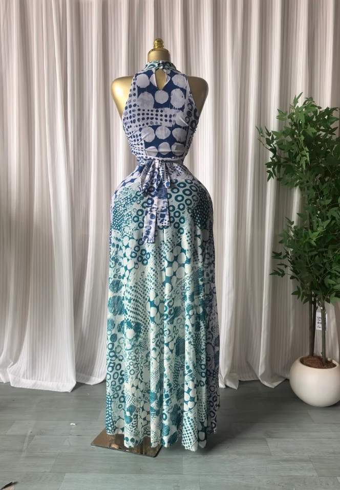 GLCMYAYA Women Printed Sleeveless with Sashes Fit and Flare A-line Maxi Dress 2026 Streetwear Beach Holiday Long Dresses Vestido GLCMYAYA Women Printed Sleeveless with Sashes Fit and Flare A-line Maxi Dress 2026 Streetwear Beach Holiday Long Dresses Vestido