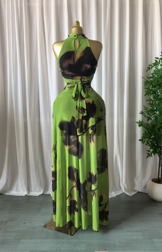 GLCMYAYA Women Printed Sleeveless with Sashes Fit and Flare A-line Maxi Dress 2026 Streetwear Beach Holiday Long Dresses Vestido GLCMYAYA Women Printed Sleeveless with Sashes Fit and Flare A-line Maxi Dress 2026 Streetwear Beach Holiday Long Dresses Vestido