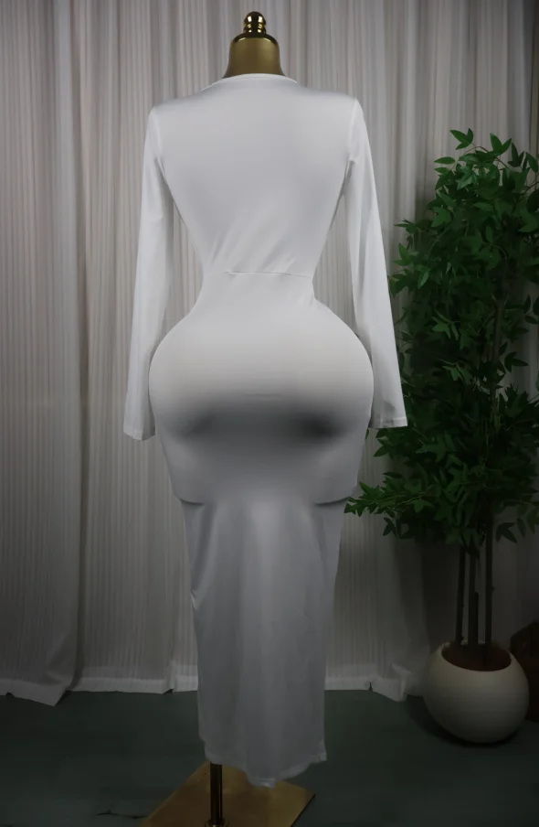 GLCMYAYA Women Long Sleeve Bowknot Deep V-neck Bodycon Midi Maxi Dress 2026 Birthday Holiday Party Trendy Long Dresses Vestidos GLCMYAYA Women Long Sleeve Bowknot Deep V-neck Bodycon Midi Maxi Dress 2026 Birthday Holiday Party Trendy Long Dresses Vestidos