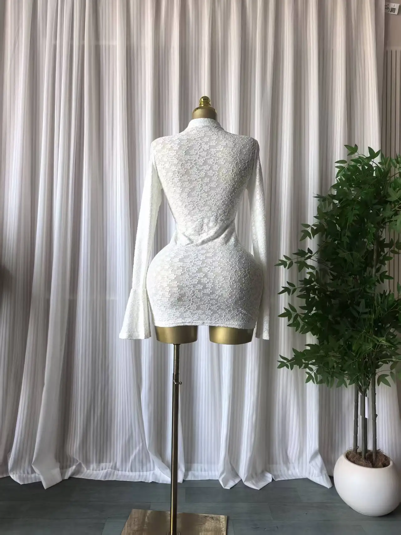 GLCMYAYA Women Stand Collar Elastic Bodycon Midi Mini Dress Satin 2026 Fall Winter Cocktail Even Birthday Party Trendy Dresses GLCMYAYA Women Stand Collar Elastic Bodycon Midi Mini Dress Satin 2026 Fall Winter Cocktail Even Birthday Party Trendy Dresses