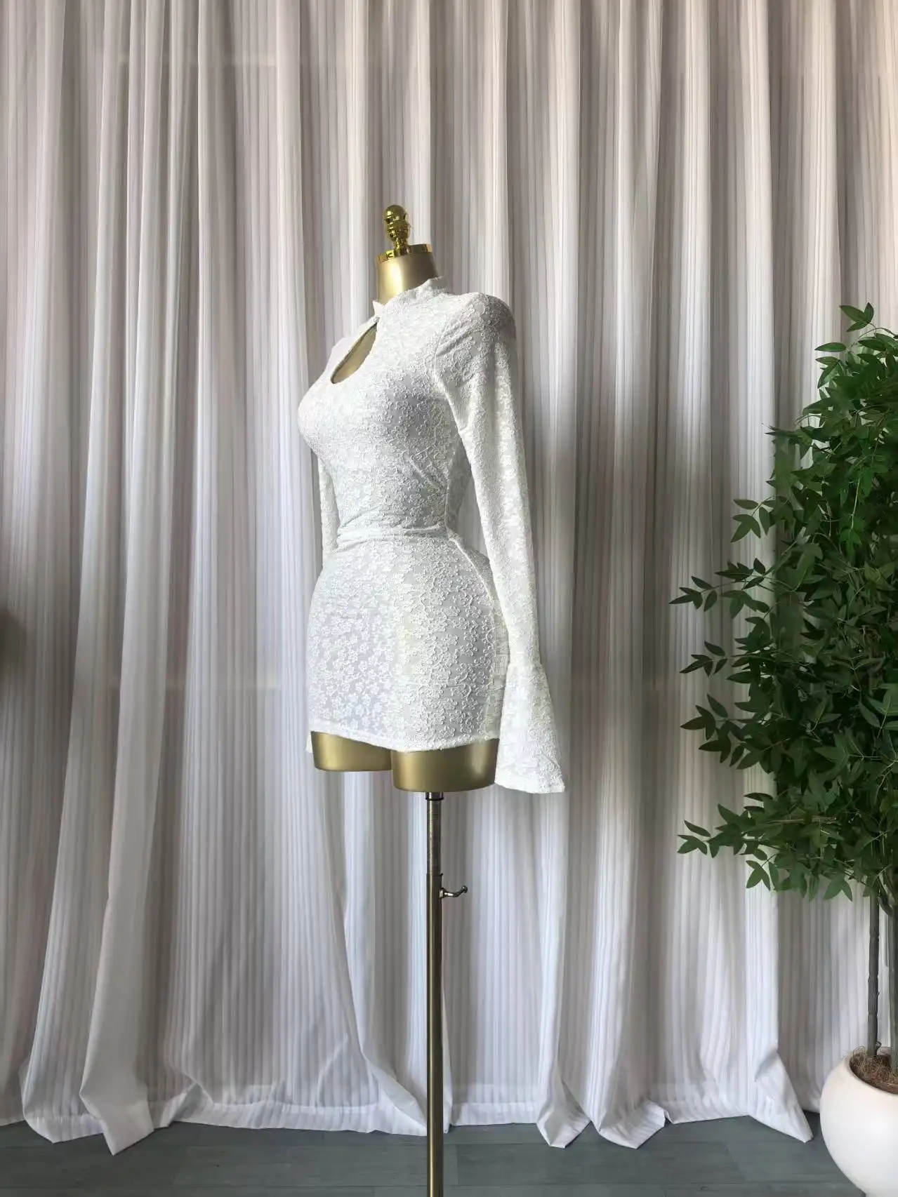 GLCMYAYA Women Stand Collar Elastic Bodycon Midi Mini Dress Satin 2026 Fall Winter Cocktail Even Birthday Party Trendy Dresses GLCMYAYA Women Stand Collar Elastic Bodycon Midi Mini Dress Satin 2026 Fall Winter Cocktail Even Birthday Party Trendy Dresses