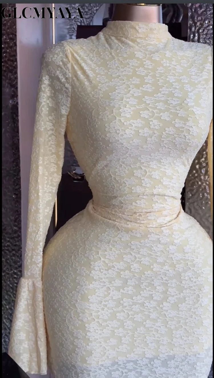 GLCMYAYA Women Stand Collar Elastic Bodycon Midi Mini Dress Satin 2026 Fall Winter Cocktail Even Birthday Party Trendy Dresses GLCMYAYA Women Stand Collar Elastic Bodycon Midi Mini Dress Satin 2026 Fall Winter Cocktail Even Birthday Party Trendy Dresses