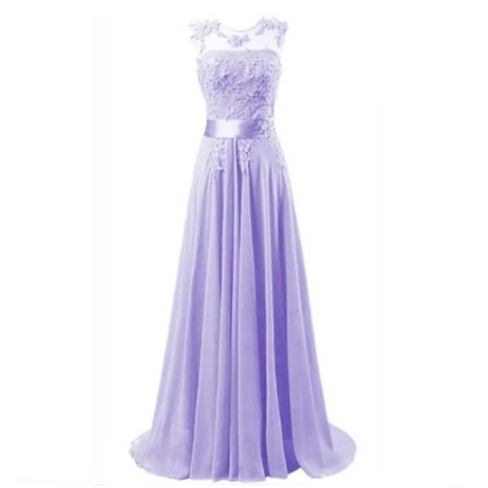 A Line Chiffon Elegant Off Shoulder Boat Neck Cheap Beading Applique Bridesmaid Dresses Wedding Party Evening Prom Lace Up Back