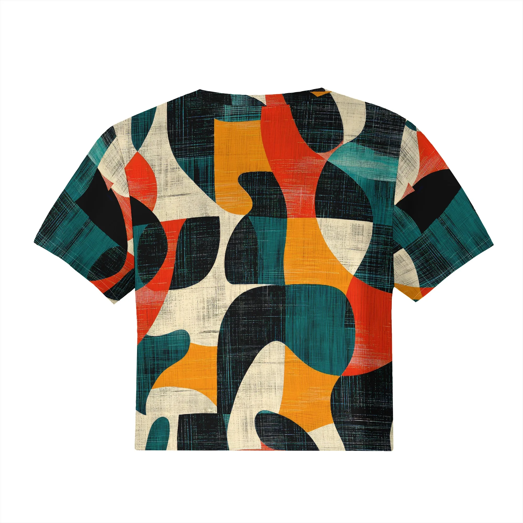 Women's Y2k Tight Mini T-shirts Collage Round Neck Short Sleeve Printed Pullover 2025 Summer Sexy Hot Girl Party T-shirts