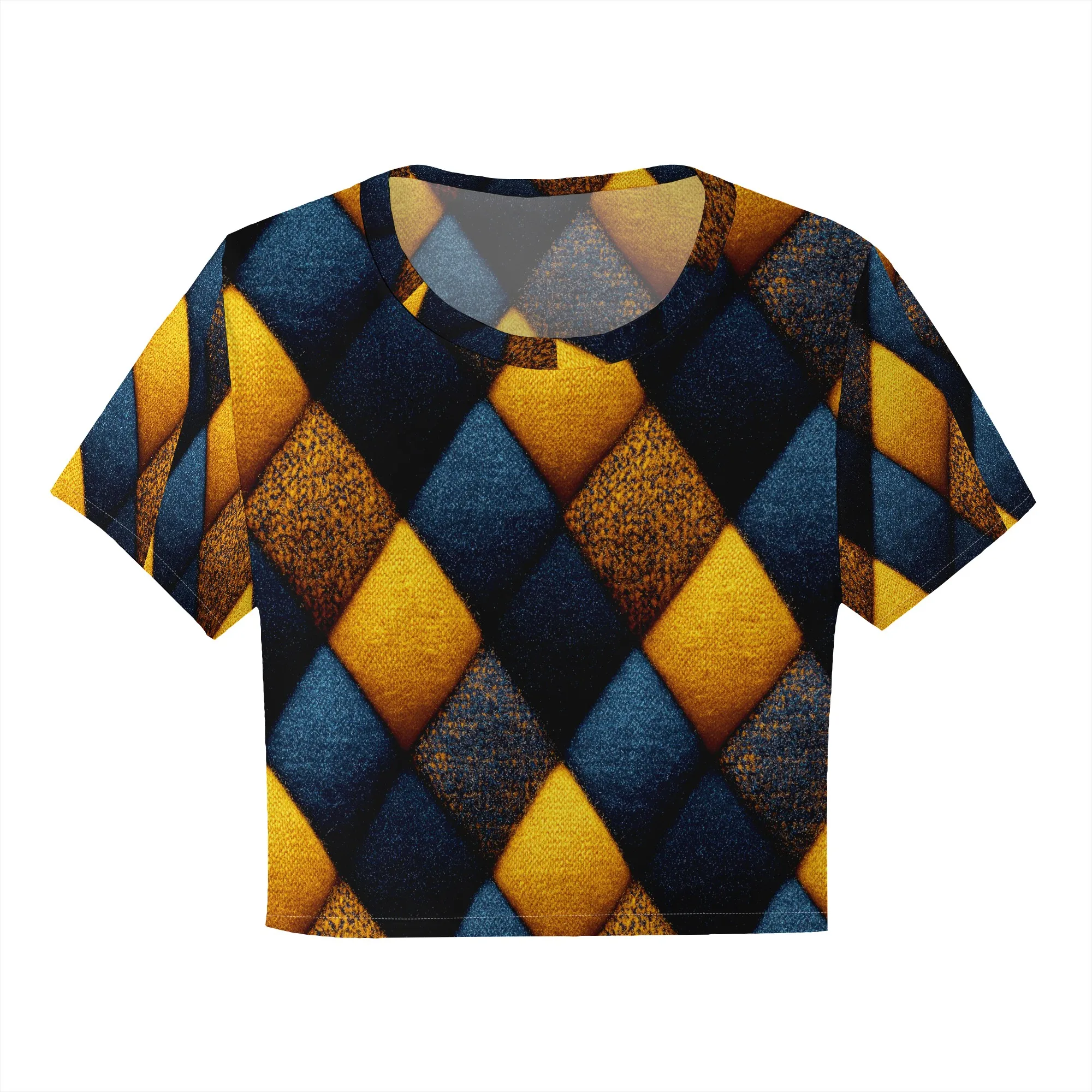 Women's Y2k Tight Mini T-shirts Collage Round Neck Short Sleeve Printed Pullover 2025 Summer Sexy Hot Girl Party T-shirts