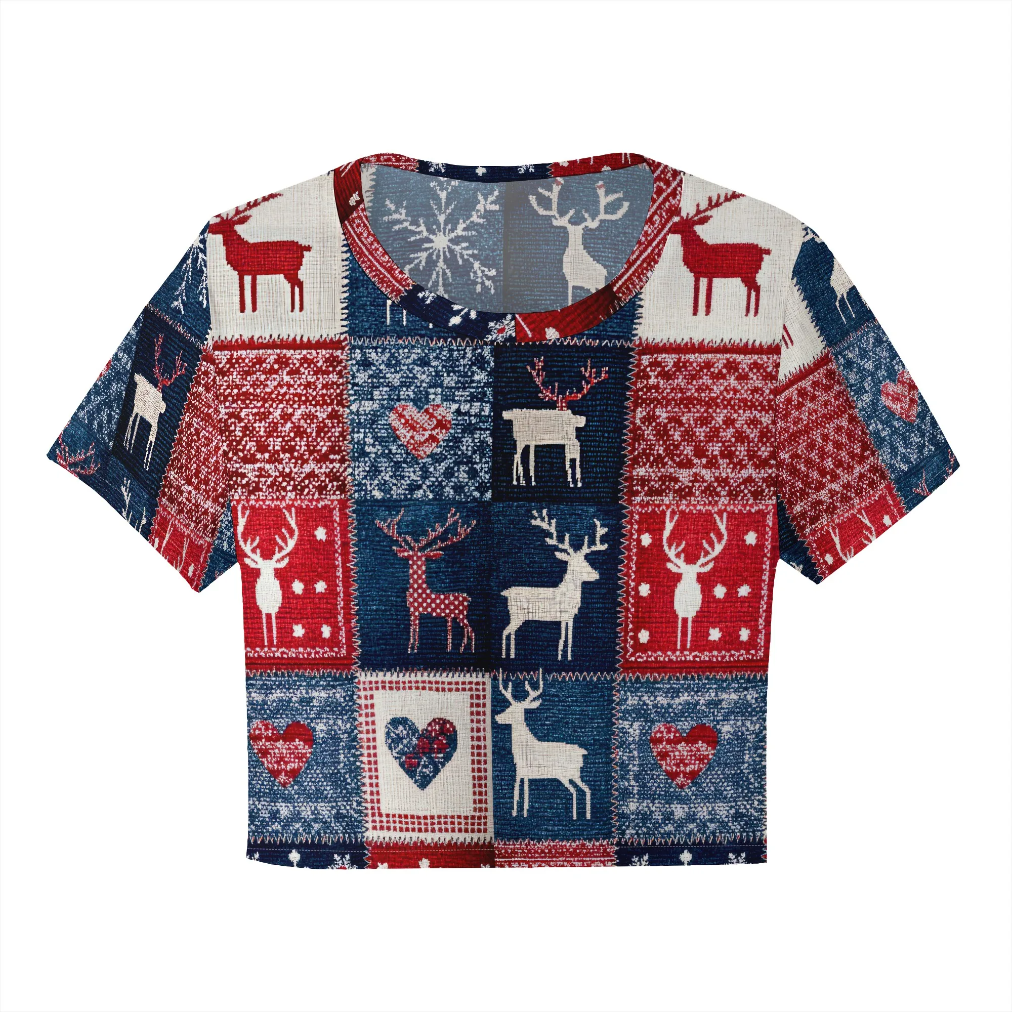 Women's Y2k Tight Mini T-shirts Collage Round Neck Short Sleeve Printed Pullover 2025 Summer Sexy Hot Girl Party T-shirts