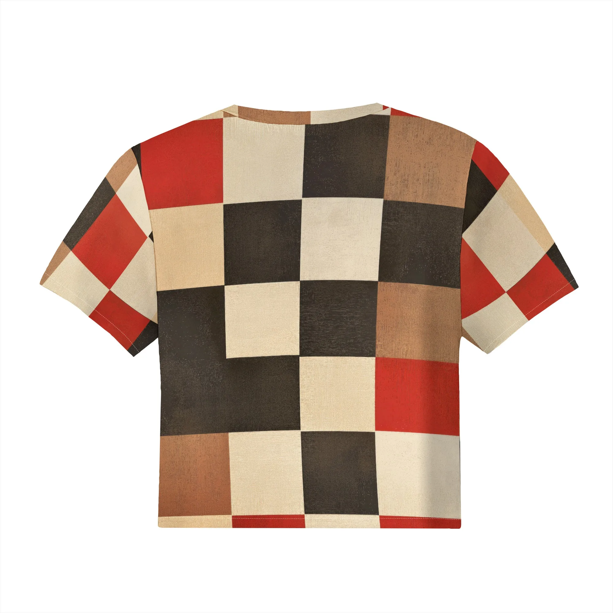 Women's Y2k Tight Mini T-shirts Collage Round Neck Short Sleeve Printed Pullover 2025 Summer Sexy Hot Girl Party T-shirts