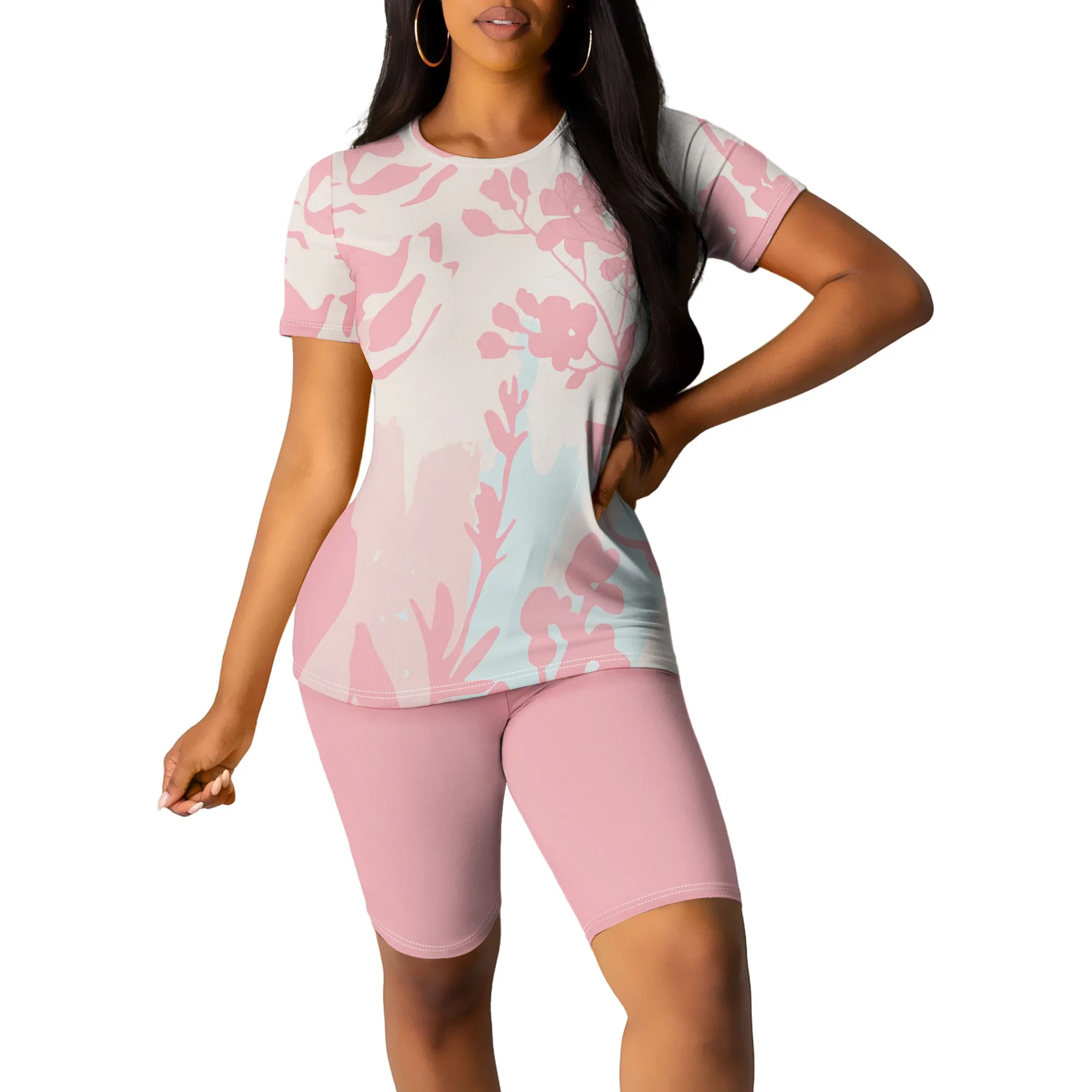 Women's Floral Bodycon Dress Sleeveless Spaghetti Strap Midi Party Casual