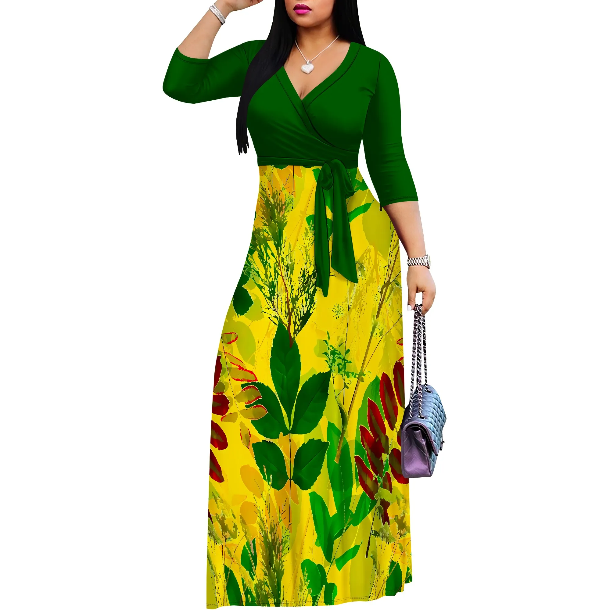 Women's Casual Sexy V Neck 3/4 Sleeves Club wear Party Outfits Women's Casual Sexy V Neck 3/4 Sleeves Club wear Party Outfits