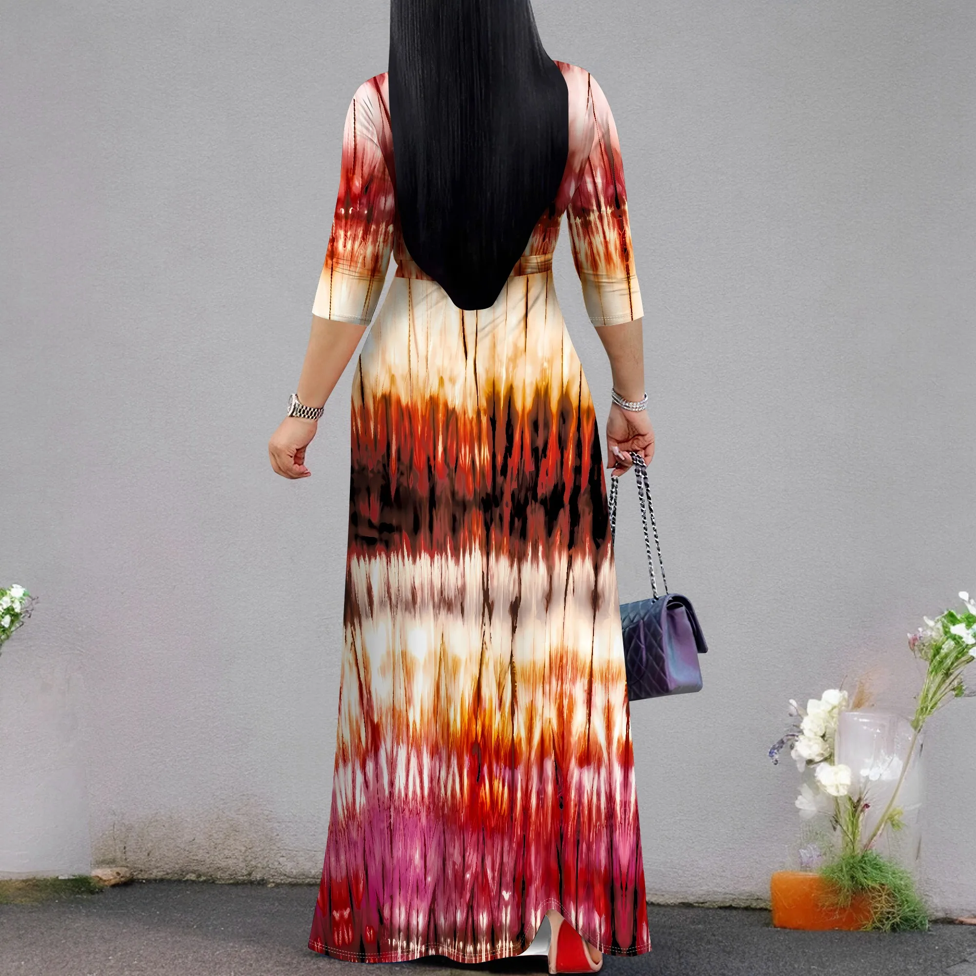 Women's Casual Sexy V Neck 3/4 Sleeves Club wear Party Outfits Women's Casual Sexy V Neck 3/4 Sleeves Club wear Party Outfits