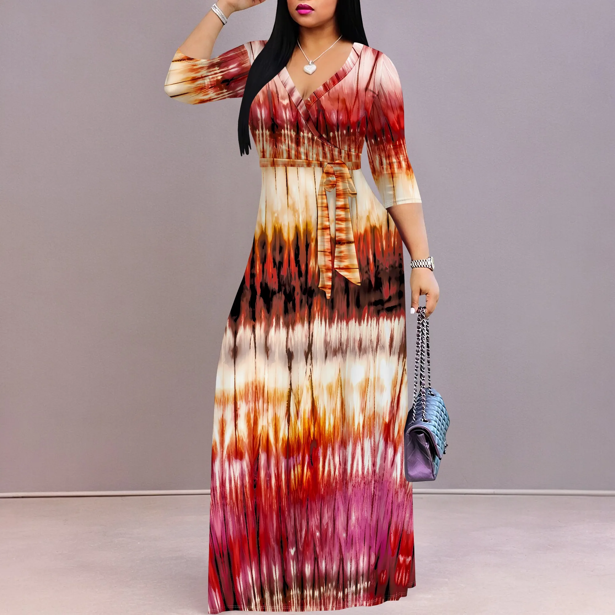 Women's Casual Sexy V Neck 3/4 Sleeves Club wear Party Outfits Women's Casual Sexy V Neck 3/4 Sleeves Club wear Party Outfits