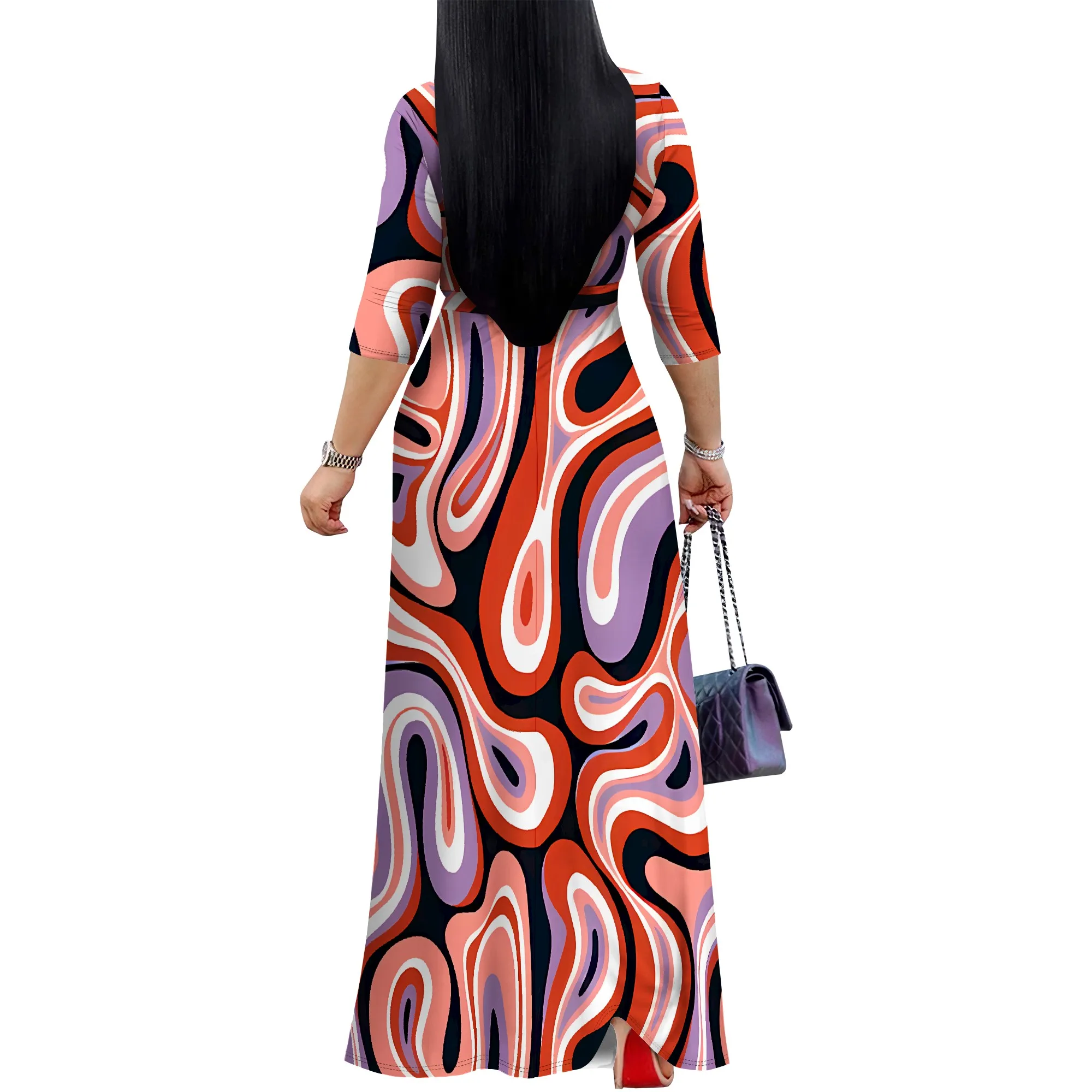 Women's Casual Sexy V Neck 3/4 Sleeves Club wear Party Outfits Women's Casual Sexy V Neck 3/4 Sleeves Club wear Party Outfits