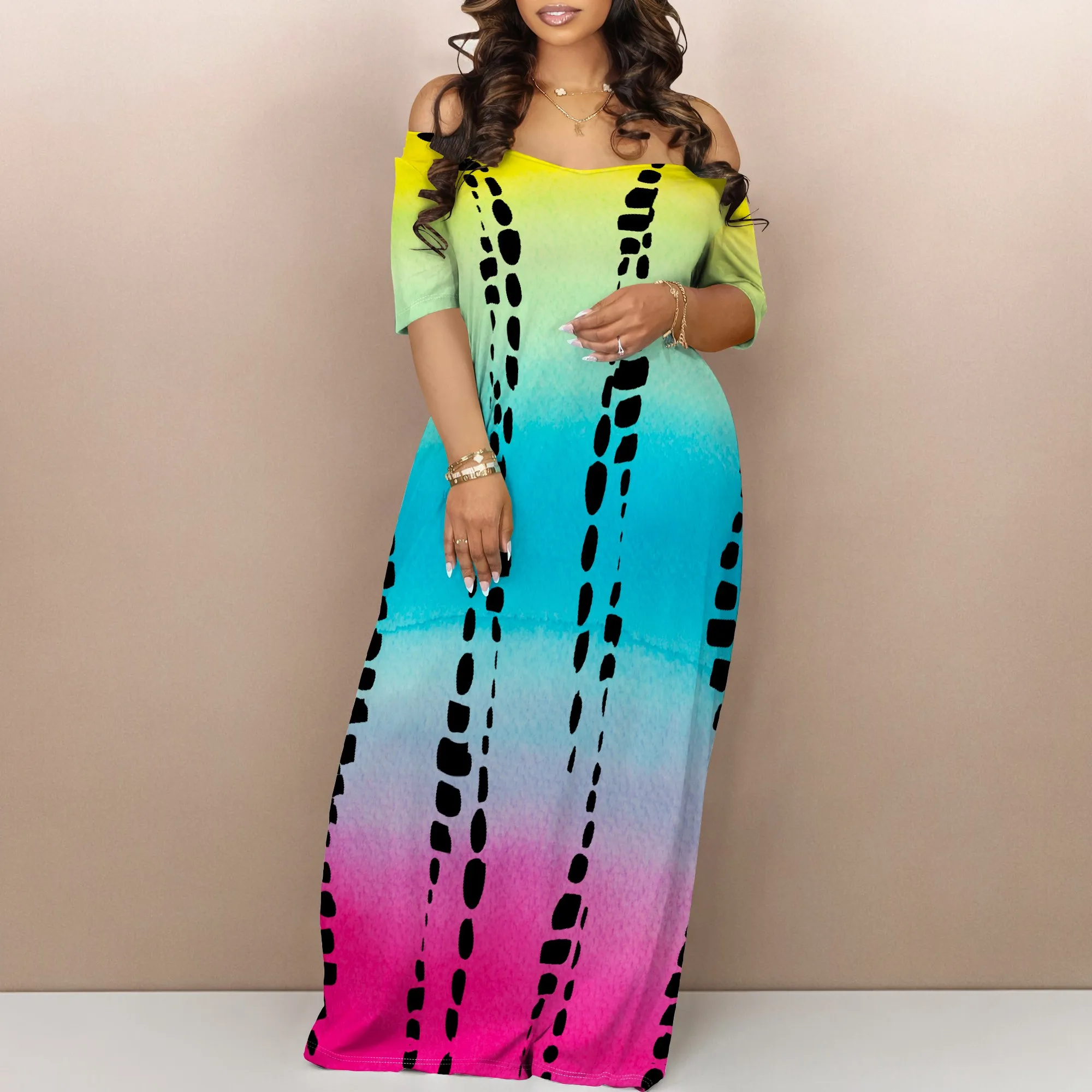 Women’s Summer Plus Size Long Skirt Short Sleeve Holiday Long Skirt Casual Tank Top Women's Summer Plus Size Long Skirt Short Sleeve Holiday Long Skirt Casual Tank Top