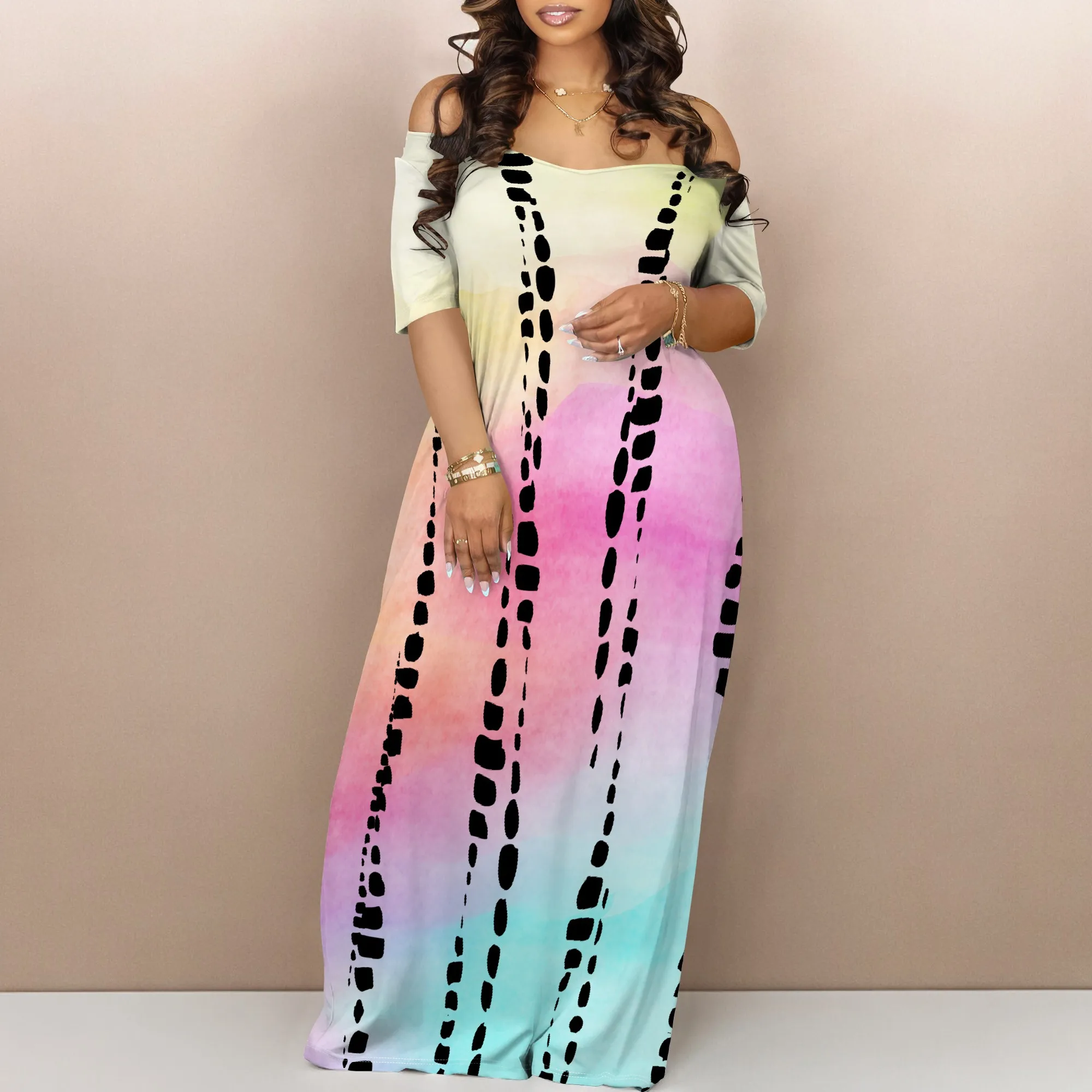Women’s Summer Plus Size Long Skirt Short Sleeve Holiday Long Skirt Casual Tank Top Women's Summer Plus Size Long Skirt Short Sleeve Holiday Long Skirt Casual Tank Top