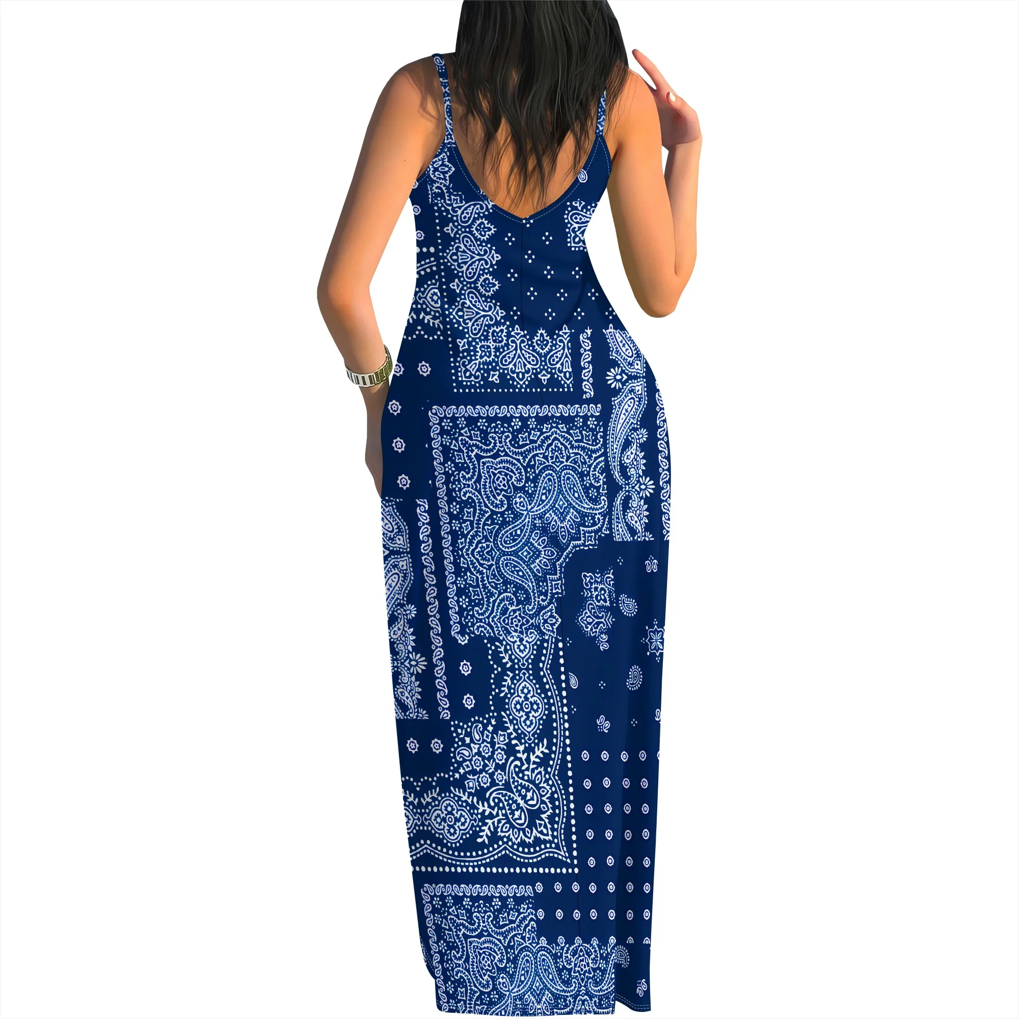 Pink Floral Print Maxi Dress Plus Size Sleeveless Garden Picnic Spring Wear Pink Floral Print Maxi Dress Plus Size Sleeveless Garden Picnic Spring Wear