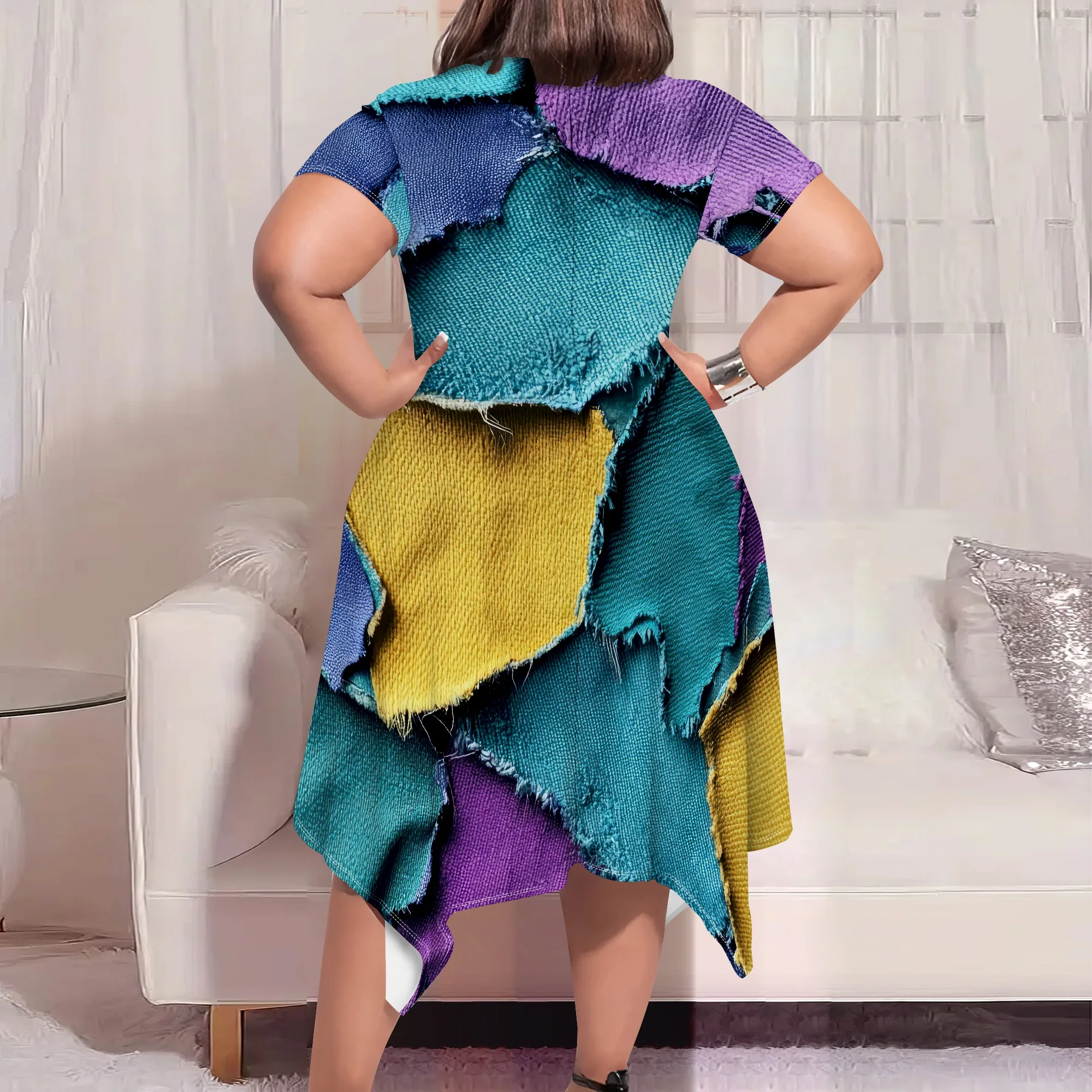 Women's Autumn Midi Dresses Summer Casual Plus Size Short Sleeve Crewneck t Shirt Club Dress with Pockets Women's Autumn Midi Dresses Summer Casual Plus Size Short Sleeve Crewneck t Shirt Club Dress with Pockets