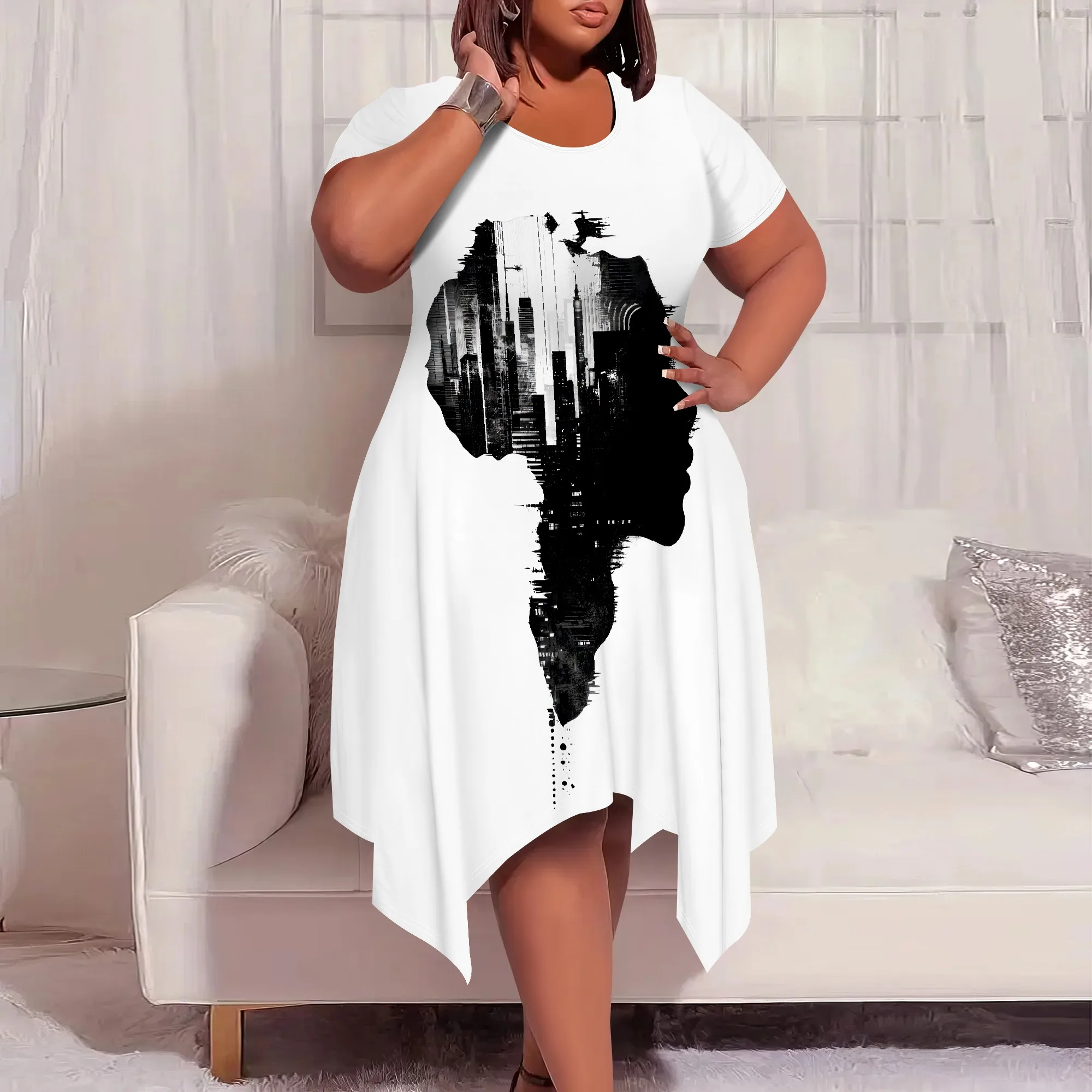 Women's Autumn Midi Dresses Summer Casual Plus Size Short Sleeve Crewneck t Shirt Club Dress with Pockets Women's Autumn Midi Dresses Summer Casual Plus Size Short Sleeve Crewneck t Shirt Club Dress with Pockets