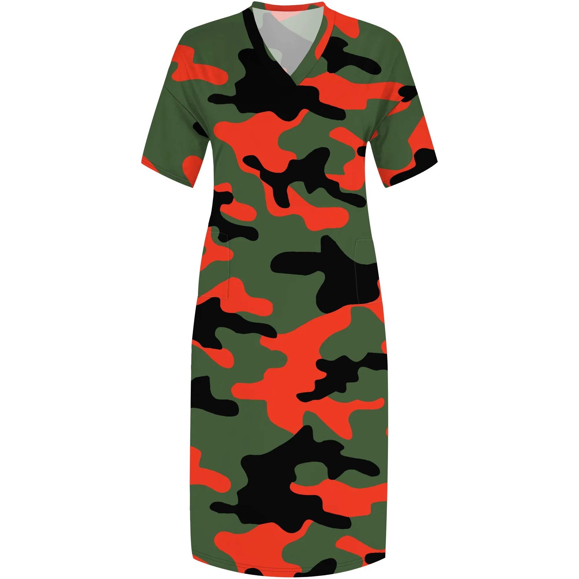 Dresses for Curvy Women Summer Fade Short Sleeve t Shirt Midi Dress with Pockets Dresses for Curvy Women Summer Fade Short Sleeve t Shirt Midi Dress with Pockets