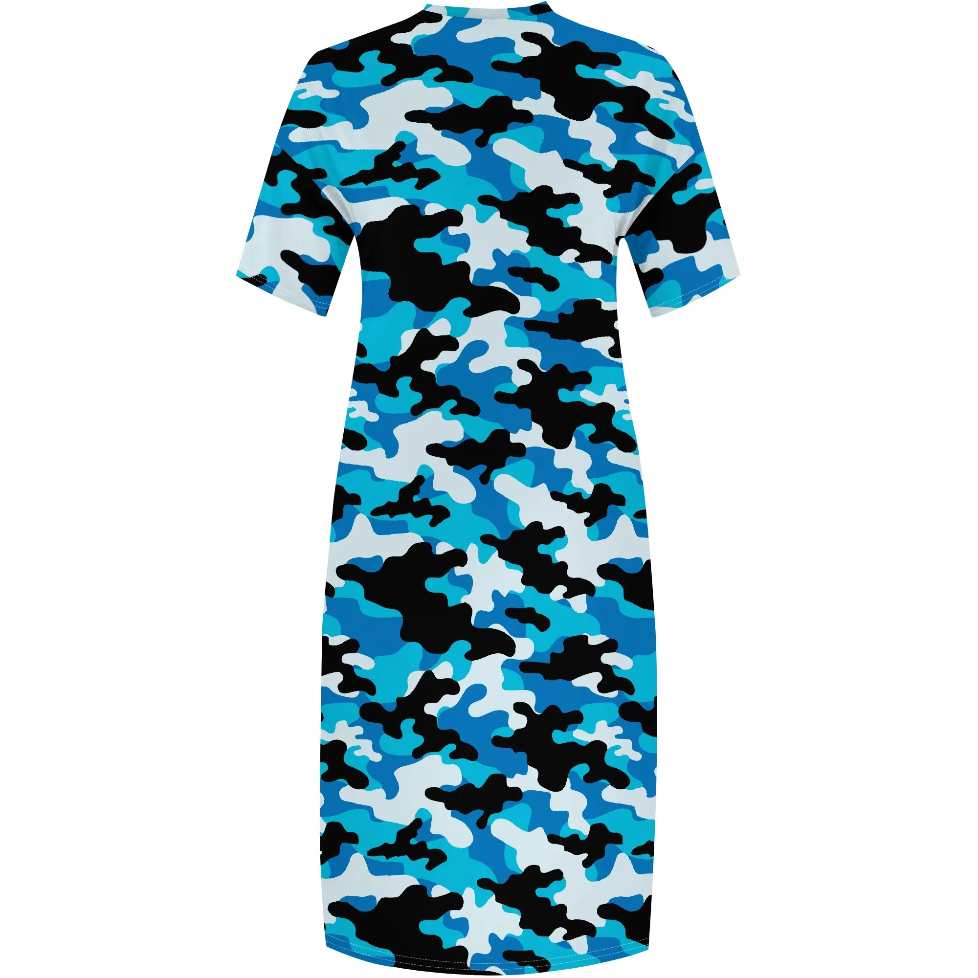 Dresses for Curvy Women Summer Fade Short Sleeve t Shirt Midi Dress with Pockets Dresses for Curvy Women Summer Fade Short Sleeve t Shirt Midi Dress with Pockets