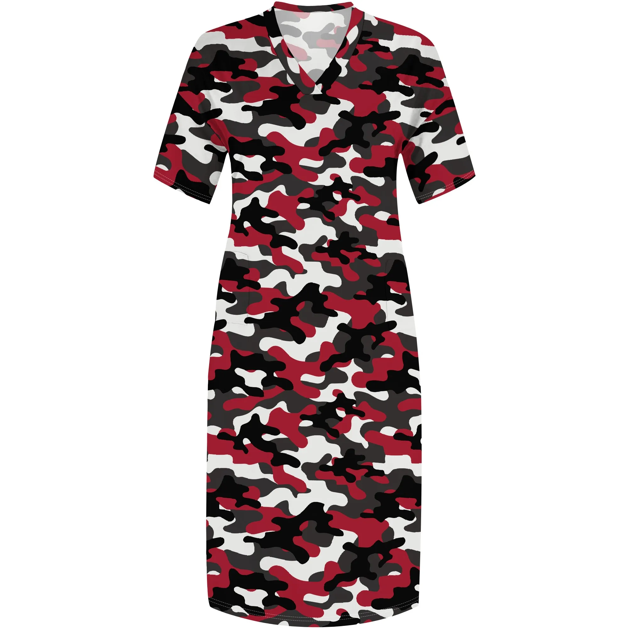 Dresses for Curvy Women Summer Fade Short Sleeve t Shirt Midi Dress with Pockets Dresses for Curvy Women Summer Fade Short Sleeve t Shirt Midi Dress with Pockets