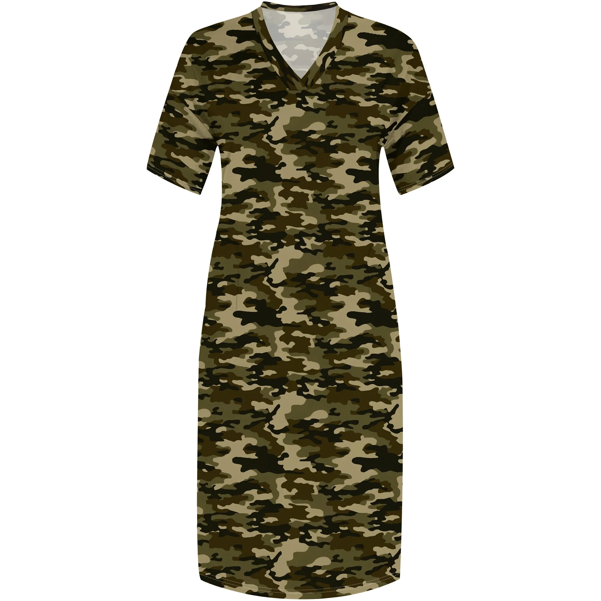 Dresses for Curvy Women Summer Fade Short Sleeve t Shirt Midi Dress with Pockets Dresses for Curvy Women Summer Fade Short Sleeve t Shirt Midi Dress with Pockets